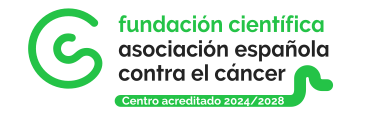 Fundación Científica Asociación Española Contra el Cáncer centro acreditado 2024 2028 logo